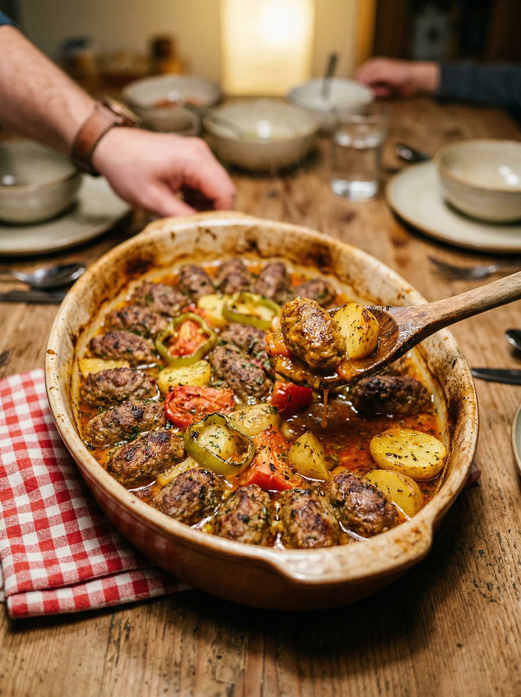 Fırın Köfte tarifi nasıl yapılır