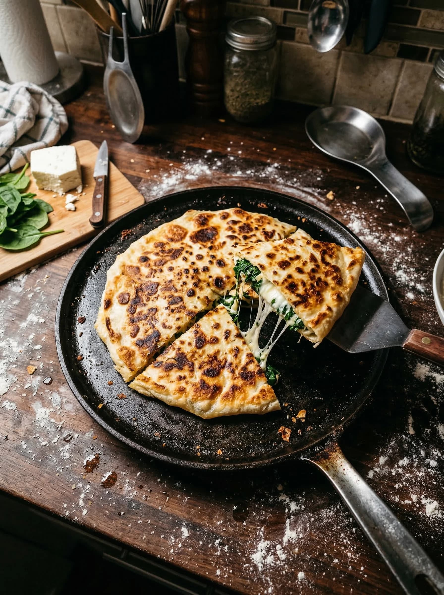 Hazır Yufkadan Gözleme tarifi