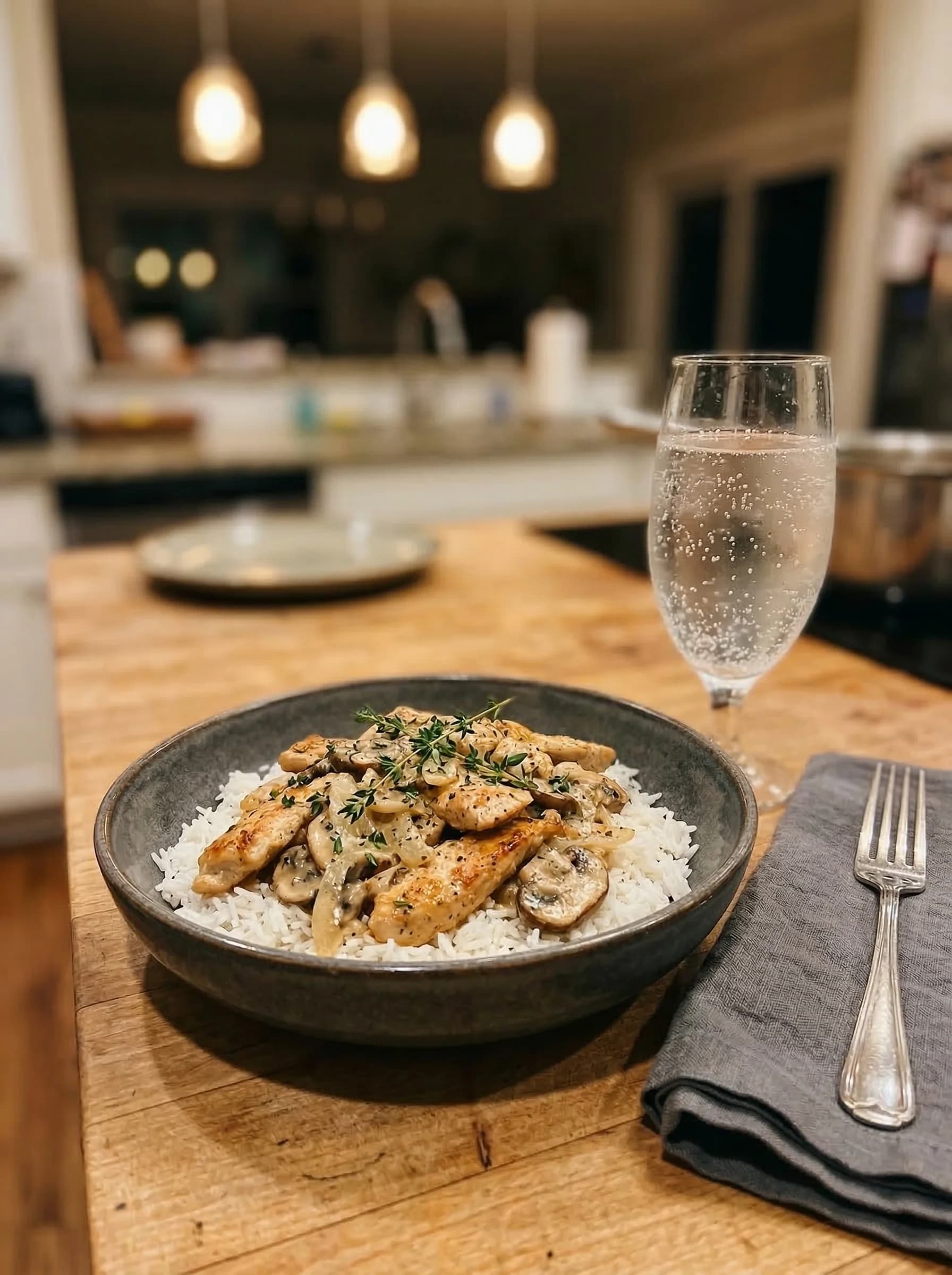 Tavuklu Mantar Sote tarifi