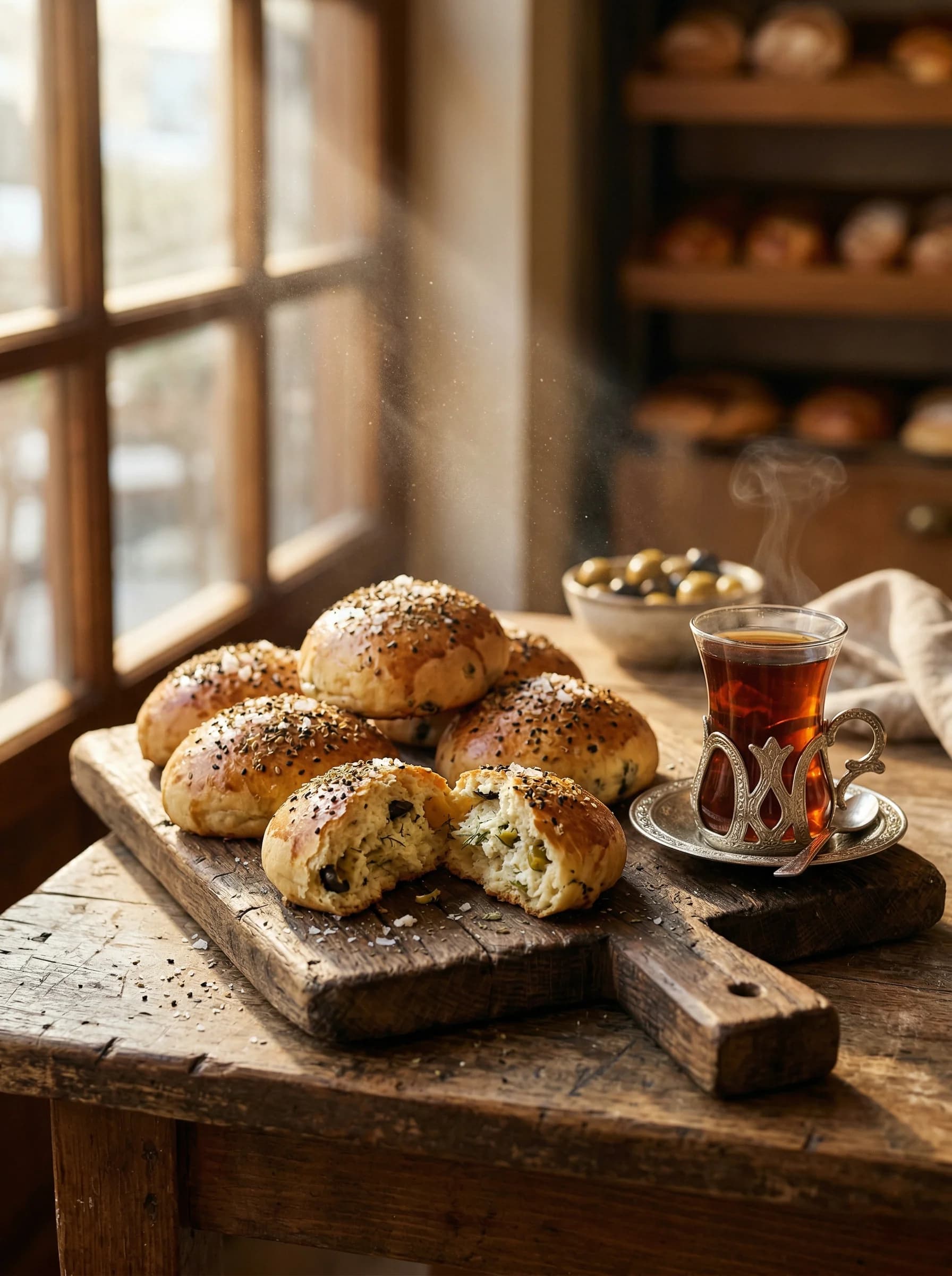 Zeytinli Poğaça tarifi nasıl yapılır