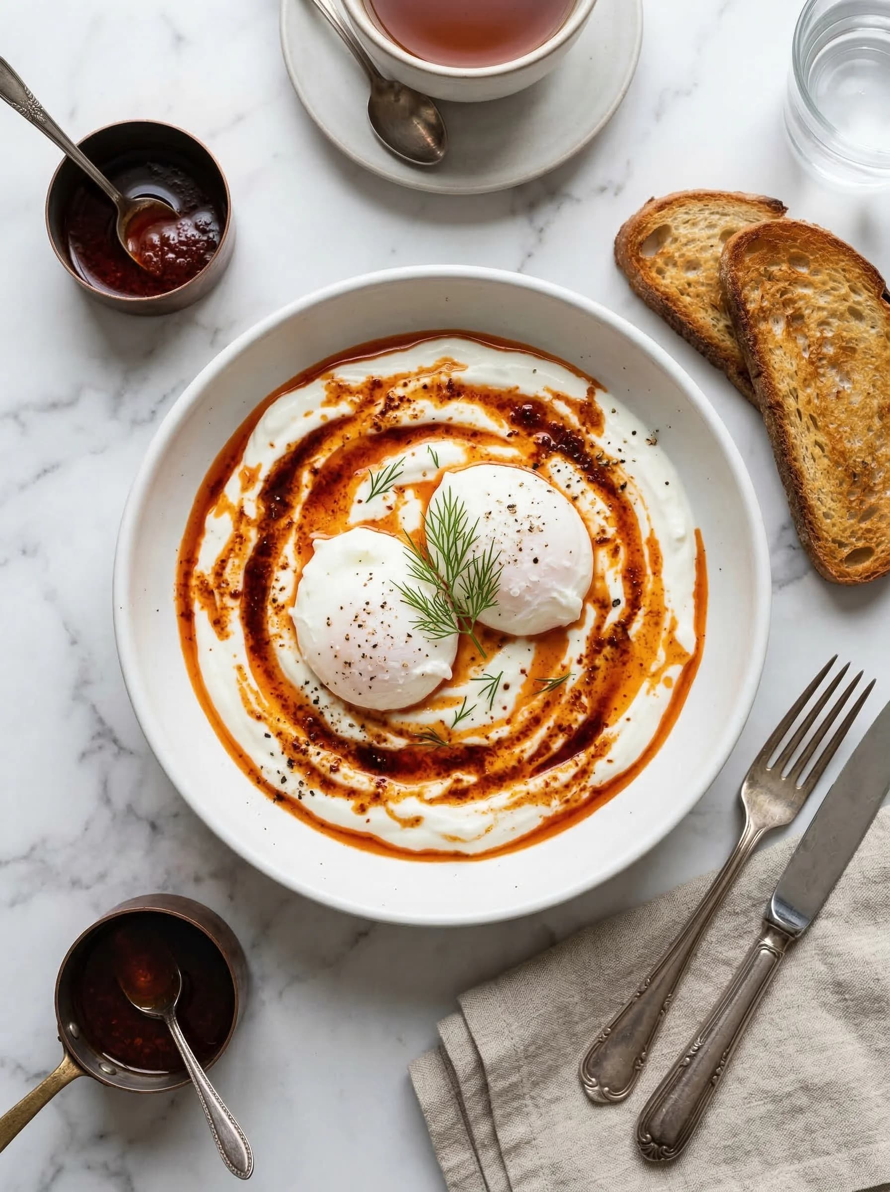 Çılbır (Turkish Poached Eggs with Yogurt) recipe