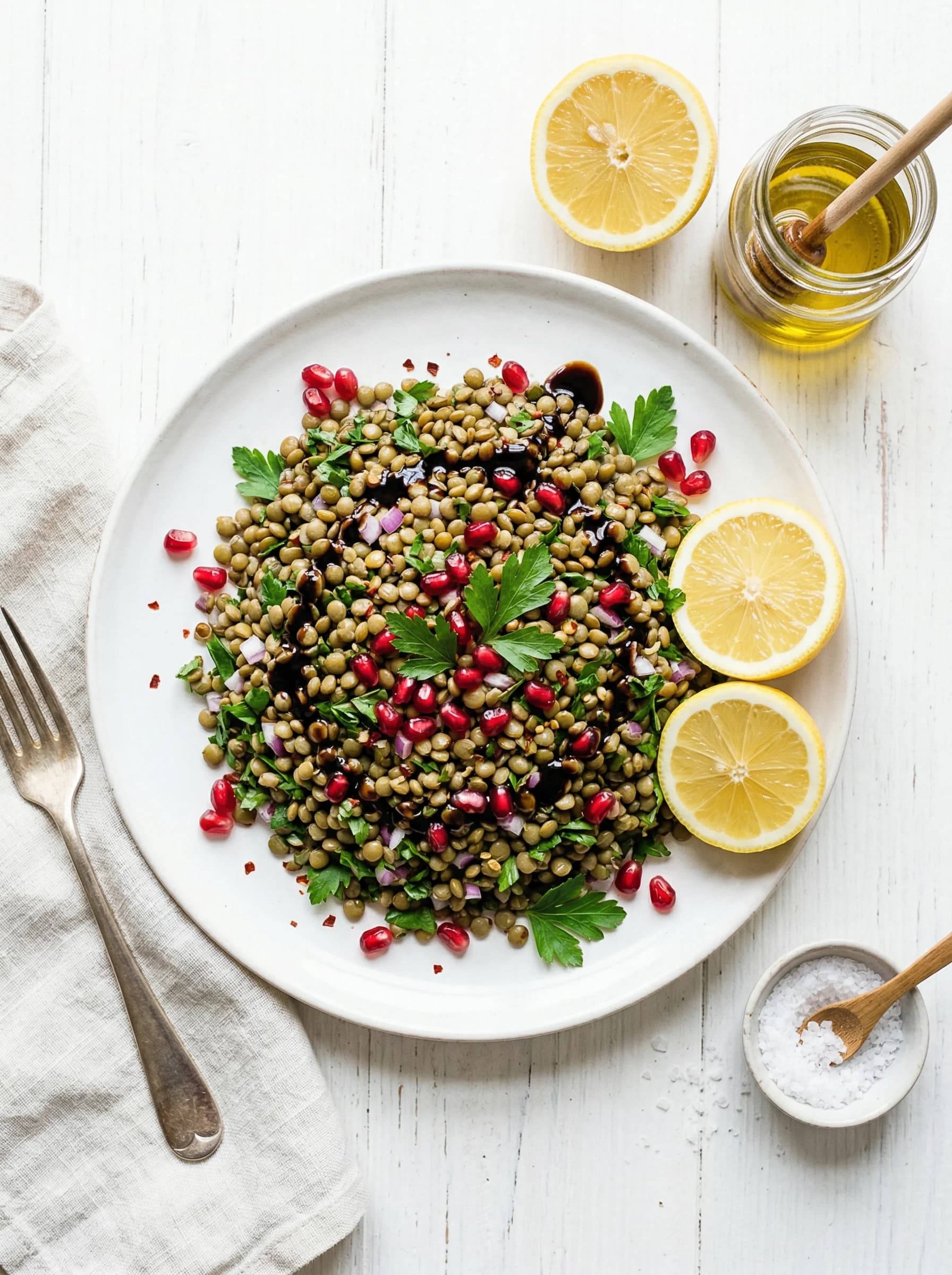 Turkish Green Lentil Salad recipe